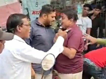 Traders and encroachment department employees face to face in Ulhasnagar | उल्हासनगरात व्यापारी व अतिक्रमण विभागाचे कर्मचारी आमने-सामने