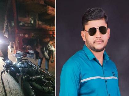 A young man died on the spot in a head-on collision between a bus and a bike; Accident on Beed- Ahmednagar route | बस-दुचाकीच्या समोरासमोर धडकेत तरूणाचा जागीच मृत्यू; बीड-अहमदनगर मार्गावर अपघात