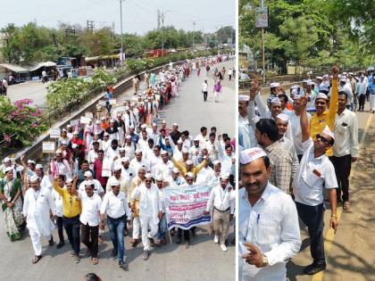 'One mission; old pension'; The wages of the employees participating in the strike will be reduced | OldPensionScheme: संपात सहभागी कर्मचाऱ्यांचे वेतन कपात होणार, परिपत्रक निघाले