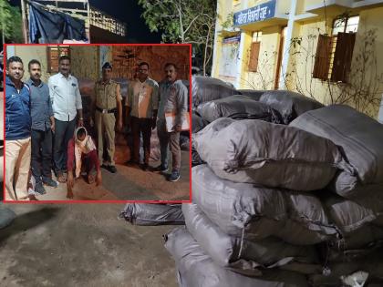 Gutkha worth 33 lakhs from Madhya Pradesh was caught by Beed police in Parli | मध्यप्रदेशातून आलेला 33 लाखांचा गुटखा परळीत बीड पोलिसांनी पकडला