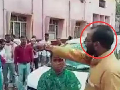 patient died due to bjp leader in sitapur viral video argument over car parking | "मी भाजपाचा नेता, आयुष्य उद्ध्वस्त करेन", रुग्णवाहिकेसमोर कार लावत धमकी, रुग्णाचा मृत्यू