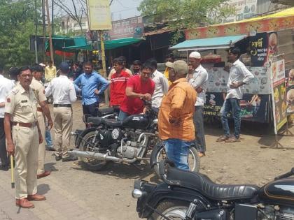 'Firework' ride cost expensive for bullet riders; The silencer was seized, fined as well | बुलेटस्वारांना 'फटाका' राईड पडली महागात; सायलेन्सर जप्त, दंडही भरावा लागला