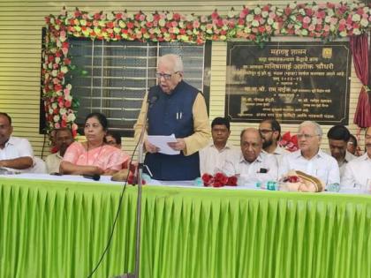 Renovation of Social Welfare Center of Leprosy Colony inaugurated by Ram Naik | कुष्ठ पीडित वसाहतीच्या समाज कल्याण केंद्राचे नूतनीकरण, राम नाईक यांच्या हस्ते उदघाटन