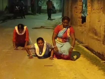 three women bowed for one km joined tmc video controversy temperature of bengal politics | 3 महिला, 1 किमी दंडवत नंतर TMC मध्ये प्रवेश…; पश्चिम बंगालमध्ये राजकारण तापलं