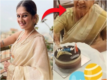 marathi actress Resham Tipnis look like mother see photo | 'बिग बॉस'फेम रेशम टिपणीसच्या आईला पाहिलंय का? हुबेहूब आईची कार्बनकॉपी आहे अभिनेत्री