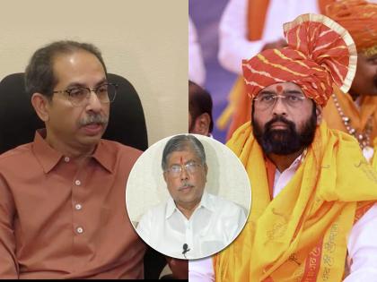 Uddhav Thackeray PC: BJP's Chandrakant Patil should resign, otherwise...; Uddhav Thackeray's warning to Eknath Shinde on babri masjid shivsena | Uddhav Thackeray: चंद्रकांत पाटलांचा राजीनामा नको, हकालपट्टीच करावी, अन्यथा...; उद्धव ठाकरेंचा एकनाथ शिंदेंना इशारा