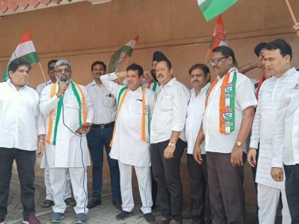 'Jawab Do Modiji Jawab Do' movement of Navi Mumbai District Congress | नवी मुंबई जिल्हा काँग्रेसचे 'जवाब दो मोदीजी जवाब दो' आंदोलन