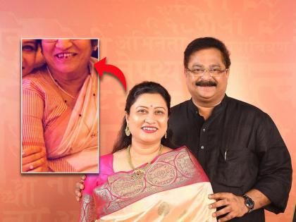 marathi actor adesh bandekar mother in law photo viral on social media | आदेश बांदेकरांच्या सासूबाईंना पाहिलंय का? आईची कार्बन कॉपी आहेत सुचित्रा बांदेकर