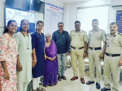 Effective use of social media; A missing 82-year-old woman was met by her son | सोशल मीडियाचा प्रभावी वापर; हरवलेल्या ८२ वर्षीय वृद्धेची अन् नातेवाईकांची झाली भेट