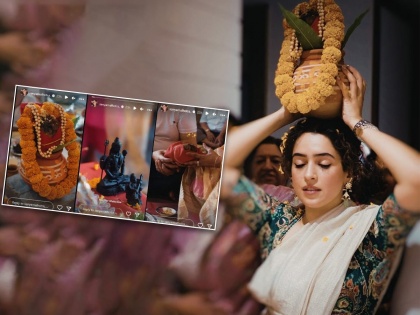 dangal actress sanya malhotra new house see griha pravesh photos | Inside photos: 'दंगल गर्ल'चं स्वप्न उतरलं सत्यात; खरेदी केलं हक्काचं घर