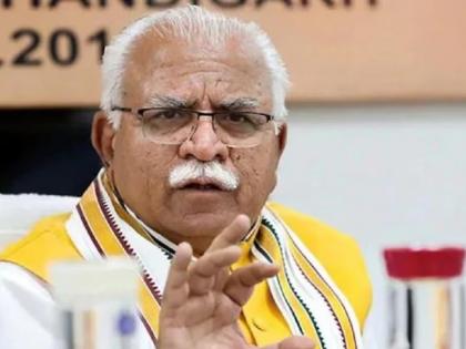 haryana cm ml khattar order to thrash aap worker at jan samwad in sirsa | "हा 'आप'चा कार्यकर्ता आहे, त्याला मारहाण करून हाकलून द्या"; हरियाणाचे मुख्यमंत्री संतापले