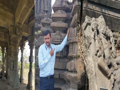 Neglected Chalukya era temple will be renovate; Ancient structures in Kesapuri will be restored soon | दुर्लक्षित चालुक्य कालीन ठेवा कात टाकणार; केसापुरीतील पुरातन मंदिराचे होणार पुनर्निर्माण