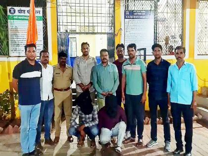 Malshej Ghat was reached by stealing a woman's gold chain from Ashti bus station; Two thieves arrested | आष्टी बस स्थानकातून महिलेची सोनसाखळी चोरून गाठला माळशेज घाट; दोन चोरटे अटकेत