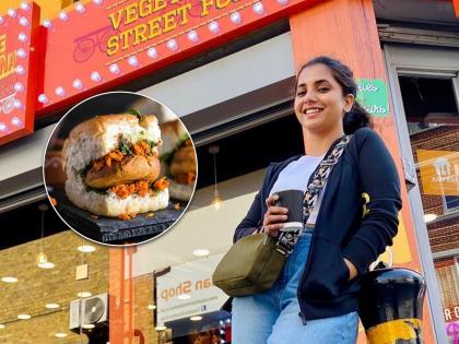 sayali sanjeev enjoyed eating vada pav in birmingham uk | 'परदेशात येऊन वडापाव खाणं म्हणजे..'; परदेशात गेलेल्या सायली संजीवची खास पोस्ट