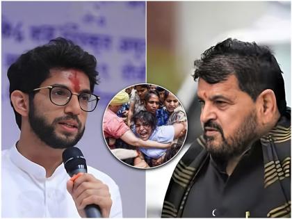 Aaditya Thackeray slams modi government Over delhi wrestlers agitation | Aaditya Thackeray : "दडपशाहीने लोकांचा आवाज दाबणाऱ्या हुकूमशाही राजवटीचा धिक्कार"; आदित्य ठाकरेंचा संताप