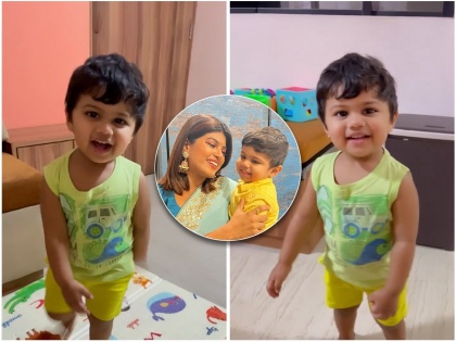 actress Dhanashri Kadgaonkar shared special video and post for her son Kabir | Dhanashri Kadgaonkar : "असं वाटलं खूप मोठी चूक झाली माझ्याकडून..."; धनश्री काडगावकरची लेकासाठी हृदयस्पर्शी पोस्ट