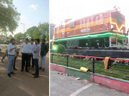 Raosaheb Danve Bhokardan will bring railway engine to the city: site inspection by officials | रावसाहेब दानवेंच्या गावात रेल्वे इंजिन येणार; अधिकाऱ्यांनी तीन ठिकाणची केली पाहणी