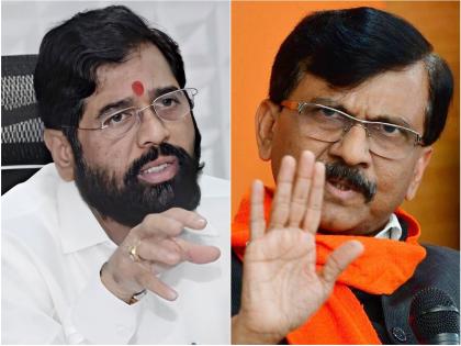 MP Sanjay Raut criticized Chief Minister Eknath Shinde over an advertisement in the current paper | शिंदे सेना ही मोदी, शहांची सेना; संजय राऊतांनी थेट पुरावाच दाखवला, सगळीकडे छापून आला