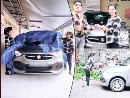 marathi actress meera joshi buy new car after road accident in mumbai pune express | अपघातानंतर मराठी अभिनेत्रीने पुन्हा घेतली नवी कार; किंमत आहे खूप जास्त