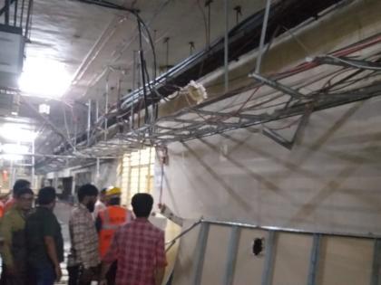 POP ceiling in municipal hospital falls in Thane; No one is hurt | पालिकेच्या रुग्णालयामधील पीओपी सिलिंग पडली; कोणालाही दुखापत नाही