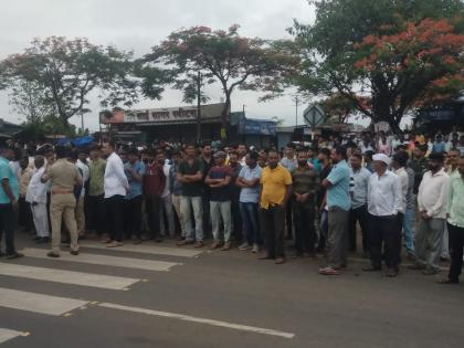 Three youths tragically died in a bus motorcycle accident, nashik | बस मोटारसायकल अपघातात तीन युवकांचा दुर्दैवी मृत्यू 