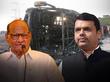 'In case of death in an accident, people say that Devendravasi became sharad Pawar's criticism of devendra Fadnavis over Samriddhi Highway accident | 'अपघातात मृत्यू झाल्यास लोक म्हणतात देवेंद्रवासी झाला..'; अपघातावरुन पवारांची फडणवीसांवर टीका