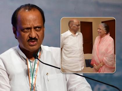 minister Ajit Pawar's first reaction on visiting Silver Oak Sharad Pawar's residence | 'मनाची साद ऐकून...; शरद पवार यांचे निवासस्थान सिल्वर ओकच्या भेटीवर अजित पवारांची पहिली प्रतिक्रिया