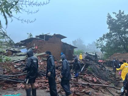 Raigad Irshalwadi Landslide Incident landslide caused large amount of soil and rocks to fall from hill | Irshalwadi Landslide : "डोंगर वरुन खचत होता, आम्ही मातीतून कसे तरी बाहेर पडलो आणि जीव वाचवण्यासाठी खाली पळालो"