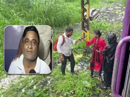 6 month-old baby slips from grandfather hand, drowns in nullah Dnyaneshwar Pongal told scene | "बाळ रेनकोटमधून कधी पडलं समजलच नाही"; आजोबांनी सांगितली काळजात चर्र करणारी घटना