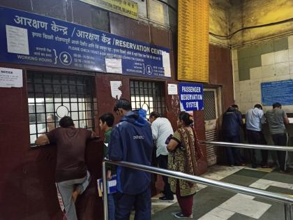 Special ticket window in Kalyan, Badlapur due to IRCTC website down | आयआरसीटीसीची वेबसाईट बंद पडल्याने कल्याण, बदलापूरमध्ये विशेष तिकीट खिडकी