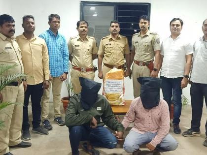 Three smugglers were handcuffed with 13 kg ganja in the destroyer | नाशकात १३ किलो गांजासह तीन तस्करांना बेड्या