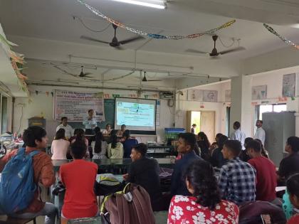 "Voter Registration and Public Awareness Program" at Veer Wajekar College, Uran. | उरणच्या वीर वाजेकर महाविद्यालयात "मतदार नोंदणी व जनजागृती कार्यक्रम"