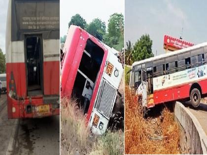 Steering wheel for safe travel is blocked; Sometimes the door of the bus and sometimes the wheels come off! | सुरक्षित प्रवासाचे स्टेअरिंगच खिळखिळे; बसचा कधी दरवाजा तर कधी चाके निखळतात!