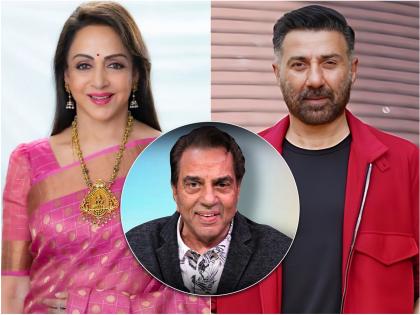 Hema Malini praised her stepson, said - 'Sunny's mind is like Dharmendra's...' | हेमा मालिनींनी सावत्र मुलाचं केलं तोंडभरून कौतुक, म्हणाल्या - 'सनीचं मन धर्मेंद्र जींसारखं...'