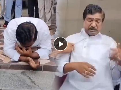 former deputy chief minister of telangana thatikonda rajaiah broke down into tears after being denied election ticket | Video - तिकीट नाकारताच माजी उपमुख्यमंत्र्यांना अश्रू अनावर; कार्यकर्त्यांसमोर ढसाढसा रडले