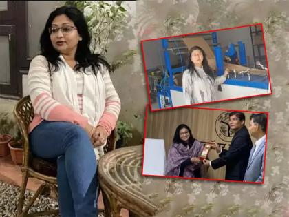 women rachna prashant mohan paper bag plant inspiration after husband death and covid time | पतीचा मृत्यू, कोरोनाचा फटका; सॅनिटायझर विकून जगणाऱ्या रचनाने 70 जणांना दिला रोजगार