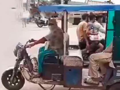 up baghpat e rickshaw female driver balesh success story | कडक सॅल्यूट! पतीचं आजारपण, 60 व्या वर्षी 'ती' चालवतेय ई-रिक्षा; कुटुंबासाठी धडपड