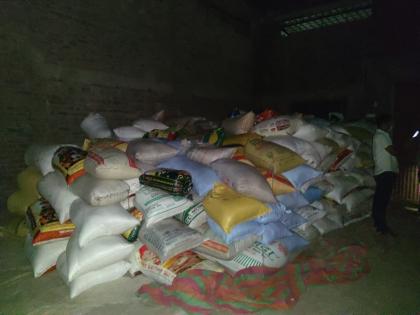 Seizure of 479 quintals of suspicious rice from a private godown, incident at Washim | खासगी गोदामातील ४७९ क्विंटल संशयास्पद तांदुळ जप्त, वाशिम येथील घटना