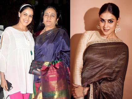 Ved actress genelia deshmukh shared post for mother in law on her birthday | देशमुखांच्या सूनबाईंनी सासूबाईंच्या वाढदिवसानिमित्त लिहिली खास पोस्ट, म्हणाली-आई तुम्ही माझ्यावर ...