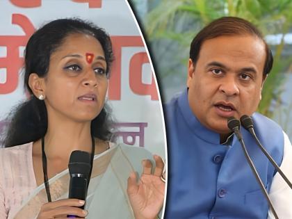 MP Supriya Sule criticized Assam Chief Minister Hemanta Sarma | 'माझा आणि हिमंतांचा डीएनए काँग्रेसचा होता, पण...;, गाझाला पाठवण्याच्या वक्तव्यावर सुप्रिया सुळेंनी सुनावलं