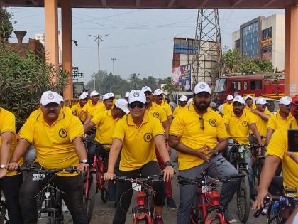 Celebrating the anniversary of Ulhasnagar Municipal Corporation, organizing indoor games with cycle rally | उल्हासनगर महापालिकेच्या वर्धापनदिन साजरा, सायकल रैलीसह इनडोअर गेमचे आयोजन