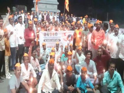 Maratha community united for reservation; The agitation continued in Parbhani district in various ways | आरक्षणासाठी मराठा समाज एकवटला ; परभणी जिल्ह्यात विविध मार्गाने आंदोलन सुरुच