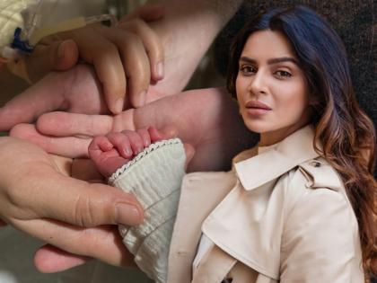 Aashka goradia brent goble blessed with the baby boy | लग्नाच्या ६ वर्षानंतर टीव्हीवरील प्रसिद्ध अभिनेत्री झाली आई, पतीने दाखवली बाळाची पहिली झलक