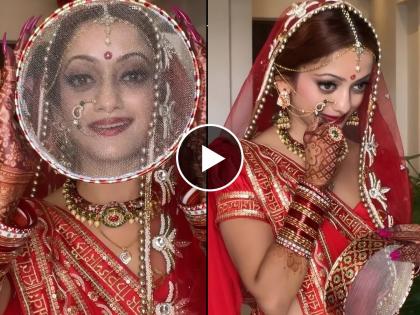 Manasi naik wished the fans on karva chauth after 1 year of divorce share video | सौभाग्यवती भव, कपाळाला टिकली अन्...; घटस्फोस्टित मानसी नाईकने कोणासाठी केला शृंगार? करवाचौथचा व्हिडिओ व्हायरल