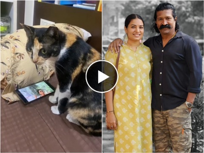 marathi-actress-snehal-tarade-share-a-video-of-her-cat-watching-a-program-on-mobile | Video: प्रवीण तरडेंच्या मांजरीला लागलं मोबाईलचं व्यसन; पाहिली संपूर्ण वेबसीरिज
