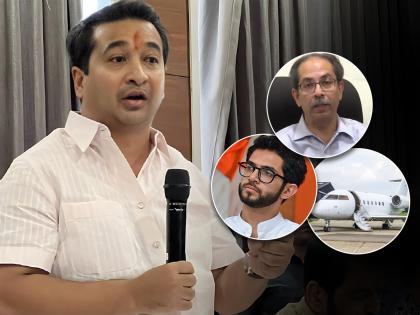 Uddhav Thackeray's family left yesterday afternoon by private jet; Aditya Thackeray will be arrested soon' - Nitesh Rane | 'प्रायव्हेट जेटने उद्धव ठाकरे सहकुटुंब काल दुपारीच रवाना; आदित्य बेपत्ता होणार नाहीत अशी आशा'