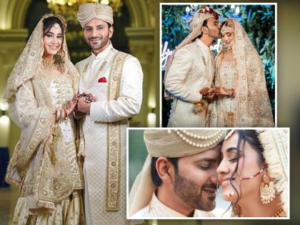 ali merchant ties the knot with andleeb zaidi in lucknow third time wedding pictures goes viral | तिसऱ्यांदा बोहल्यावर चढला टीव्ही अभिनेता, लग्नातील पहिला फोटो आला समोर