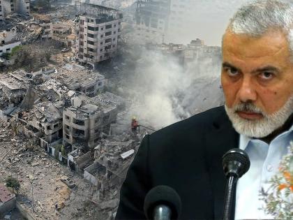 israeli drone fires missile at gaza house of hamas chief ismail haniyeh israel hamas war | इस्रायलचा हमासवर सर्वात मोठा हल्ला; दहशतवाद्यांचा म्होरक्या इस्माइलच्या घरावर मिसाईल अटॅक