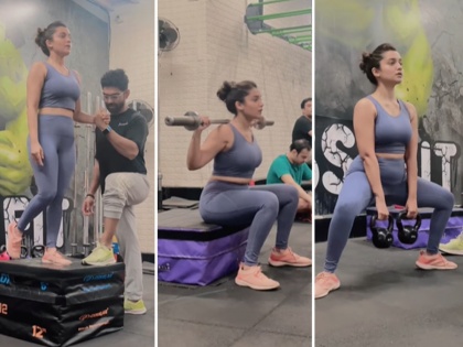 Hrutha Durgule's Heavy Workout; You will be clean bold after watching the video | हृता दुर्गुळेचा हेवी वर्कआऊट; व्हिडीओ पाहून व्हाल क्लीन बोल्ड