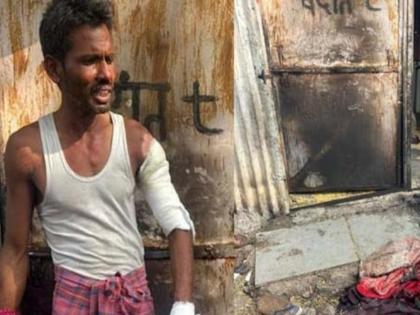 Terrible! The houses of the two brothers were set on fire with petrol; An attempt was made to burn six people alive in their sleep | भयंकर! दोघा भावांची घरे पेट्रोल टाकून पेटवली; सहा जणांना झोपेतच जिवंत जाळण्याचा प्रयत्न